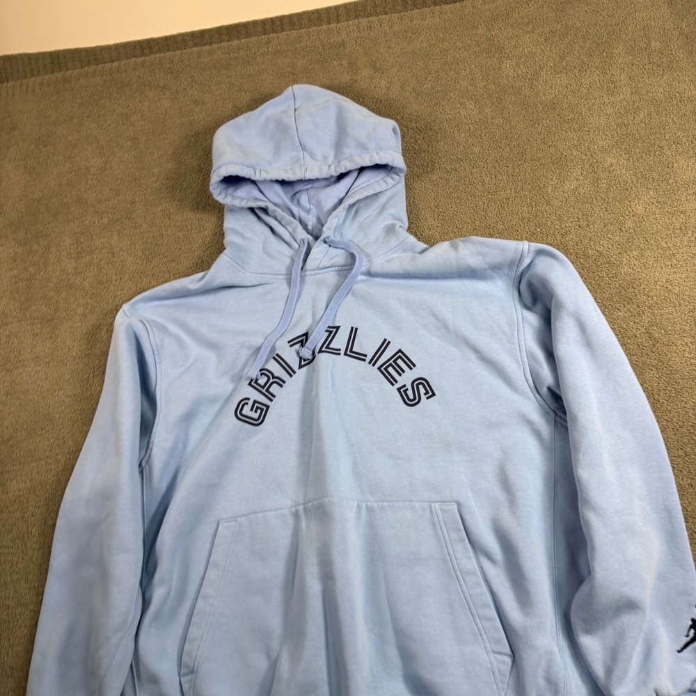 Jordan Brand Memphis Grizzlies NBA Hoodie XL Light Blue Pullover Sweatshirt